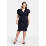 Karko Woman's Dress SC069 Navy Blue Cene