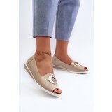 Boto Women's pumps with eco leather ornament in gold Biolita | shoptok.hr