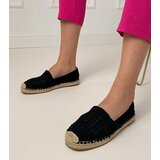 Gemre Black openwork platform espadrilles Plevis Cijene