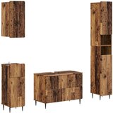  Set kupaonskih ormara od 4 dijela ZWOLLE Staro drvo | shoptok.hr