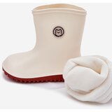 Boto Children's Rain Boots With Insulation Light Beige Odirisse | Shoptok.si