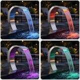 FONTANA u Bazenu Srebrna 60 x 30 x 70 cm Nehrđajući čelik | Eponuda.com