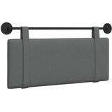  Držeće uzglavlje Zidne Tamno siva 110 x 55 x 5 cm tkanina - Tamno siva 100 cm bez LED svjetla | shoptok.hr