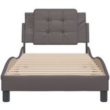 Okvir za krevet s uzglavljem sivi 90x200 cm od umjetne kože | shoptok.hr