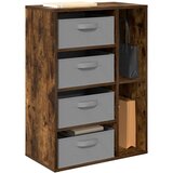  Strani šal s predalom Dimljeni oreh 60 x 33,5 x 84 cm, (5000233756) | Shoptok.si