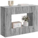  Konzolna stolica Prugasti Sivi Sonoma 101 x 29 x 74 cm | shoptok.hr