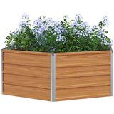  Povišeni vrtni krevet Izgled drva 129 x 129 x 45 cm | shoptok.hr