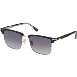 Tom Ford Hudson FT0997-H 02D Polarized ONE SIZE (55) Črna/Siva Cene