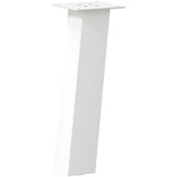  Noge za klubsko mizico 4 kosi bele 42 cm jeklo | Shoptok.si