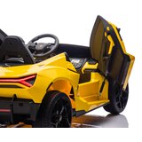  Licencirani auto na akumulator Lamborghini Revuelto XL 4x4 - dvosjed - žuti | shoptok.hr