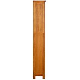 Police za knjige s 5 razina 70x22x140 cm od masivne hrastovine | Eponuda.com