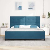  Krevet Okvir Tamnoplavi 200x200 cm Baršun | shoptok.hr