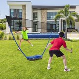  Prijenosna mreža za badminton s reketa, stalak za badminton, plava/crna | shoptok.hr