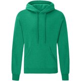 Fruit Of The Loom Green Men's Hooded Sweat Cene