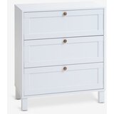  Zidni element modul komoda 3 fioke bela Cene