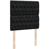 vidaXL Otomanski okvir kreveta s madracima crni 80x200cm baršunasti | shoptok.hr