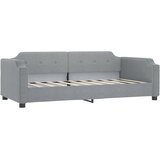  Dnevni krevet na razvlačenje svjetlosivi 90 x 200 cm od tkanine | shoptok.hr
