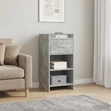  Kreveta Betonska siva 40 x 36 x 80 cm Konstruirano drvo | shoptok.hr
