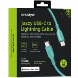 Innostyle JAZZY USB-C LIGHTNING MFI HITRI POLNILNI KABEL ZA IPHONE KEVLAR 1M ZELEN, (21748124) | Shoptok.si
