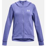 Under Armour Sweatshirt Rival Fleece LU FZ Hoodie-BLU - Girls | Shoptok.si