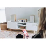 Pure classic stereo cotton white/oak eu/uk retro stereo uređaj , hrast, bijela | Eponuda.ba