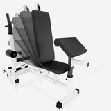 GORILA SPORTS Benč klupa sa dodacima za vežbanje (Multifunkcionalna / Bela) | Eponuda.com