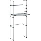  Polica za perilicu rublja 77 x 52 x 192 cm aluminijska | shoptok.hr