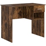 vidaXL Stol s pohranom Dimljeni hrast 90x49.5x75 cm Konstruirano drvo Cijene