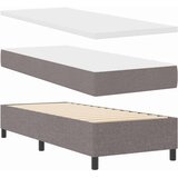  Krevet s opruga kutije Sivo-smeđa 80 x 200 cm tkanina | shoptok.hr