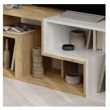 Hanah home tv polica glis sapphire oak white