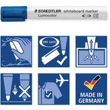  OZNAČEVALNIK ZA TABLO 2 MM RECIKLIRANI LUMOCOLOR STAEDTLER 351-3 MODRI Slike