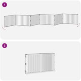  Vrata za pse 6 pcs Crna 100 x 60 cm Cinkani čelik | Eponuda.ba