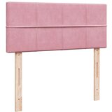 vidaXL Krevet s oprugama i madracem ružičasti 120 x 190 cm baršunasti | shoptok.hr