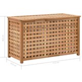  Škrinja za rublje od masivne orahovine 77 5 x 37 5 x 46 5 cm | shoptok.hr