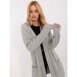 Wool Fashion Italia Cardigan-AT-SW-2366.61-gray | Shoptok.si