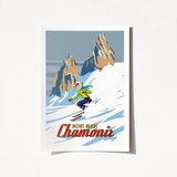 Wallity poster Mont Blanc Chamoni-1951, 29,7x42 cm | ePonuda.com