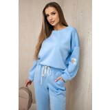 Kesi Włoski Set sweatshirt + pants buttery fabric blue | shoptok.hr