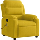  Masažni naslonjač žuti baršunasti | shoptok.hr