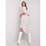Italy Moda Dress-DHJ-SK-13865.55P-White-Pink | shoptok.hr