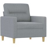  Fotelj s stolčkom za noge svetlo siv 60 cm blago, (20909942) | Shoptok.si