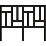 Uzglavlje za krevet crno 205 5 x 4 x 100 cm od masivne borovine | shoptok.hr
