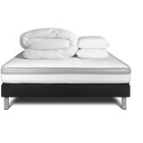 VITALIT Kompletni paket za posteljo - Vzmetnica 160x200 cm + Vzmetni boksi z letvami (komplet) + 2 vzglavnika + Prevleka - Vital Relax, (21613270) | Shoptok.si