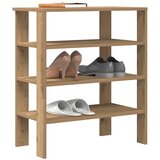 vidaXL Regal za čevlje artisan hrast 61x32x70 cm inženirski les Cene