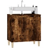Ormarić za umivaonik boja dimljenog hrasta 58x33x60 cm drveni | shoptok.hr