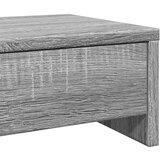 vidaXL Stojalo za zaslon s predali siva sonoma 50x27x15 cm inž. les | Shoptok.si