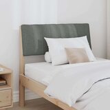  Tapecirani uzglavlje Tamno siva 80 cm Čvrsto borovo drvo | shoptok.hr