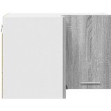 vidaXL Viseča omarica Riga Siva Sonoma in bela 57 x 57 x 40 cm | Shoptok.si