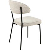 Hom`in stol, les, kovina, tekstil bež | Shoptok.si