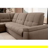 ELTAP Rjava žametna raztegljiva/s prostorom za shranjevanje kotna sedežna garnitura (levi kot/v obliki črke L) Sado – | Shoptok.si