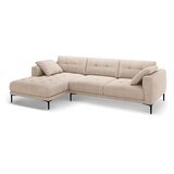 Micadoni Svjetlo smeđa kutna garnitura (s lijevim kutom/s ležaljkom) Bemy – | shoptok.hr